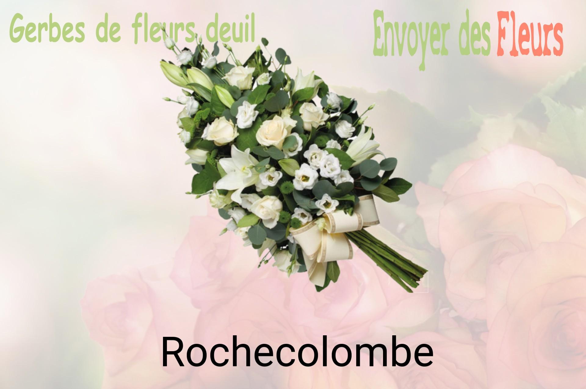 Gerbe de fleurs de deuil livrée à Rochecolombe